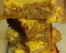 Peach Blondies
